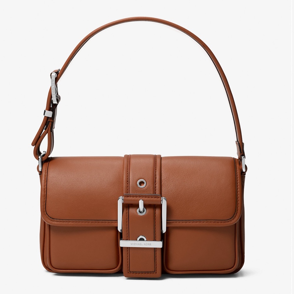 NWT Michael Kors medium Colby leather shoulder bag